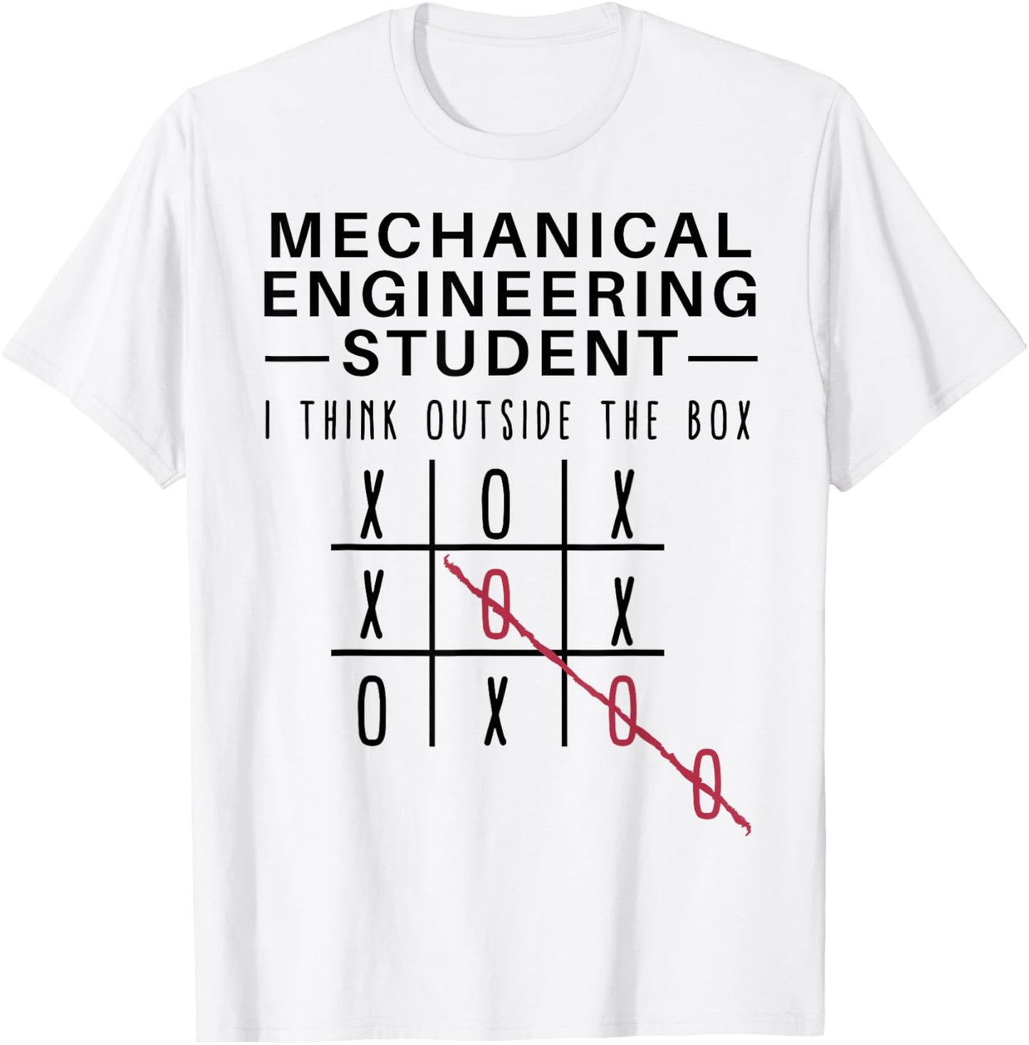 Saying Mechanical Engineer Student Joke Graduation Women Men T-Shirt - T-Shirt | White
