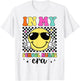 In My School Nurse Era Groovy Vintage Back To School Funny T-Shirt - T-Shirt | White