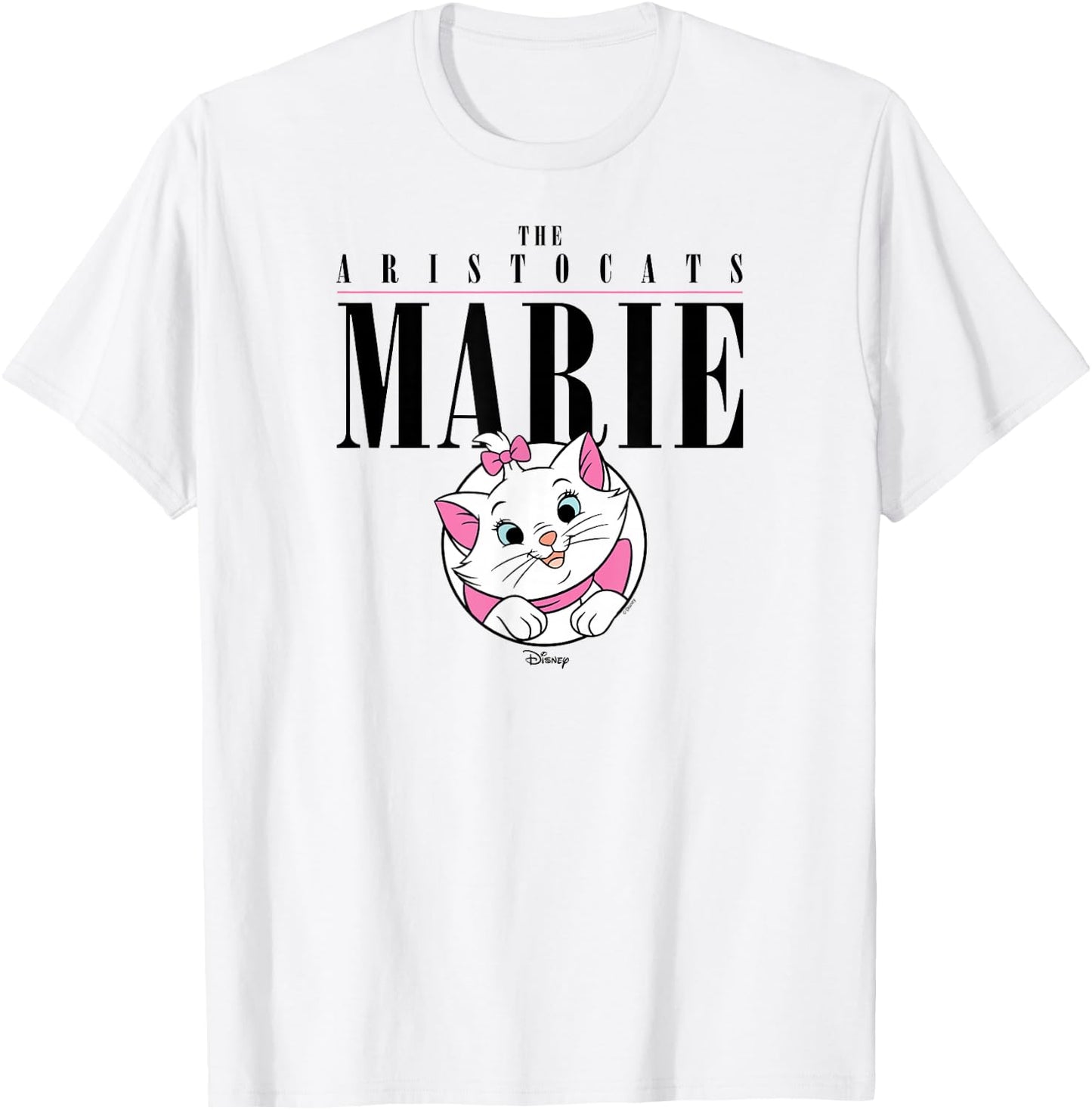 The Aristocats - Marie The Cat Collegiate Style T-Shirt - T-Shirt | White