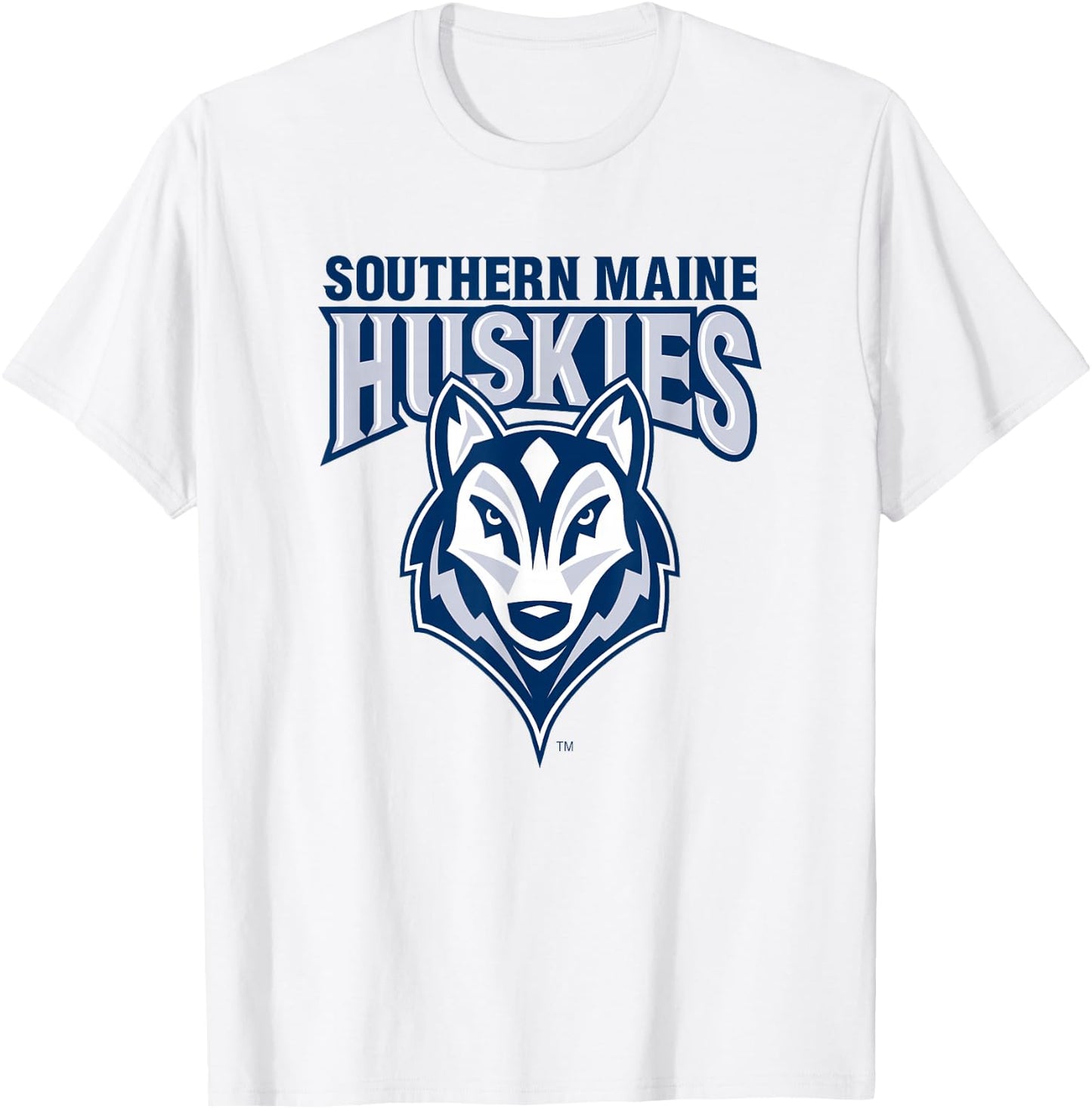 University of Southern Maine USM Huskies T-Shirt - T-Shirt | White