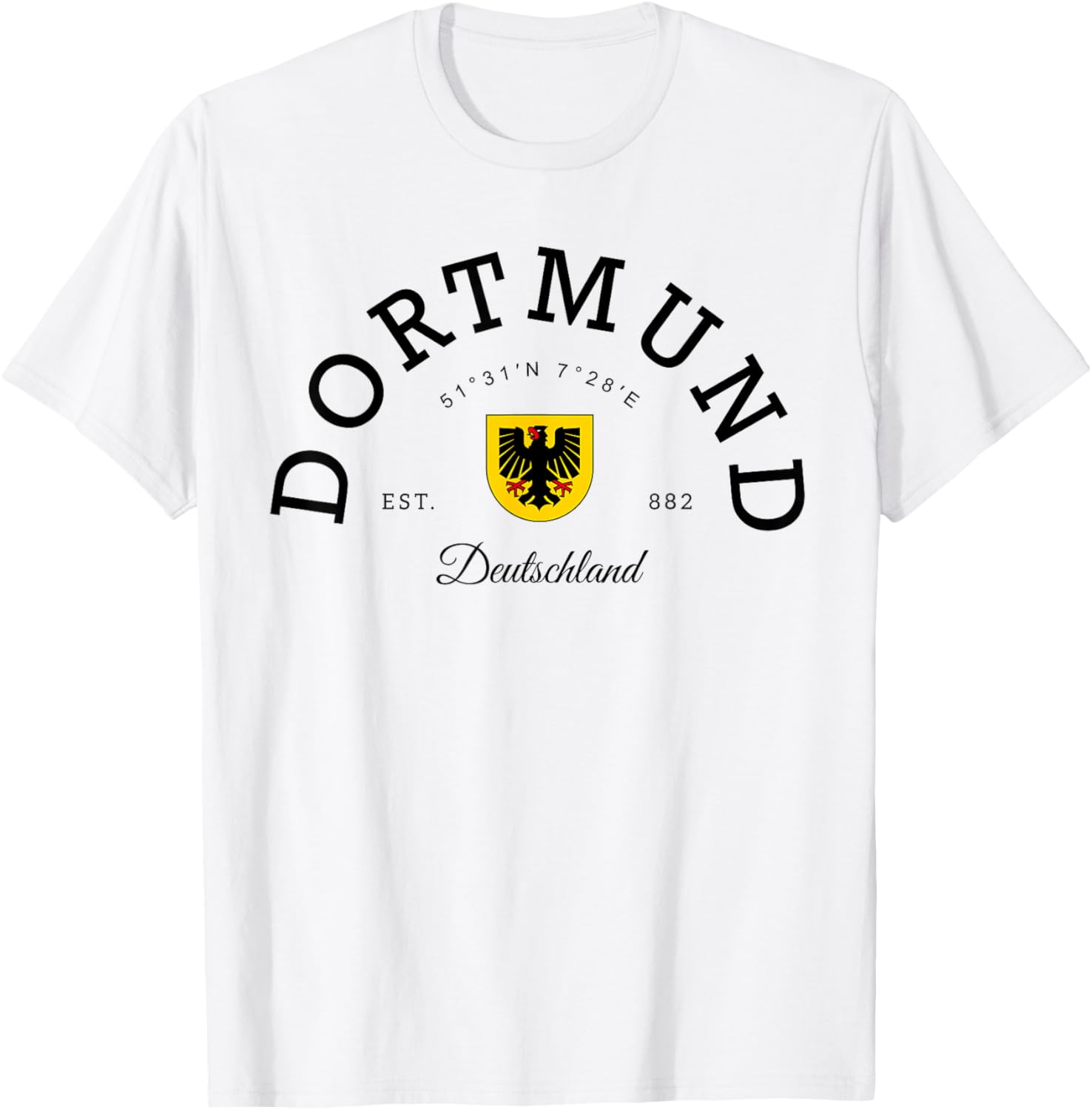 Dortmund Germany Dortmund Gift Dortmund Trip, Germany T-Shirt - T-Shirt | White
