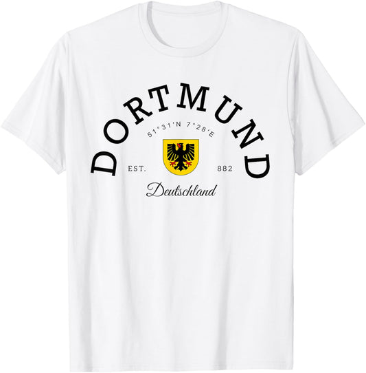 Dortmund Germany Dortmund Gift Dortmund Trip, Germany T-Shirt - T-Shirt | White
