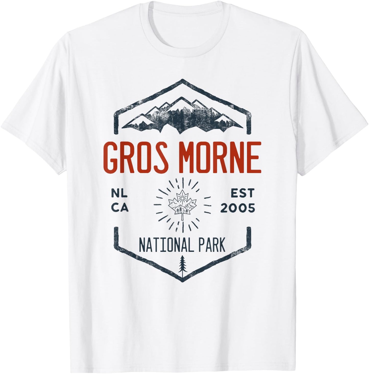 Gros Morne National Park Canada Vintage T-Shirt - T-Shirt | White