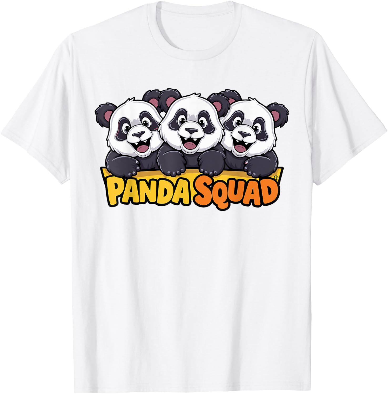 Panda Squad for Panda Lover Shirt | Cool Panda T-Shirt - T-Shirt | White