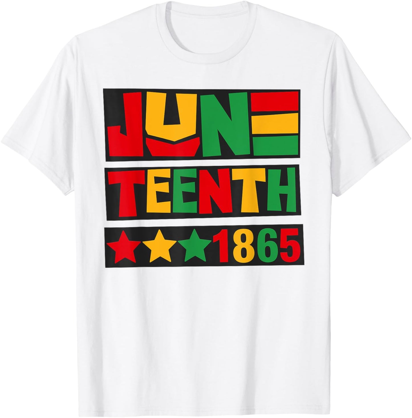 Juneteenth 1865 Women Men Kids June 19th 1865 Freedom Day T-Shirt - T-Shirt | White
