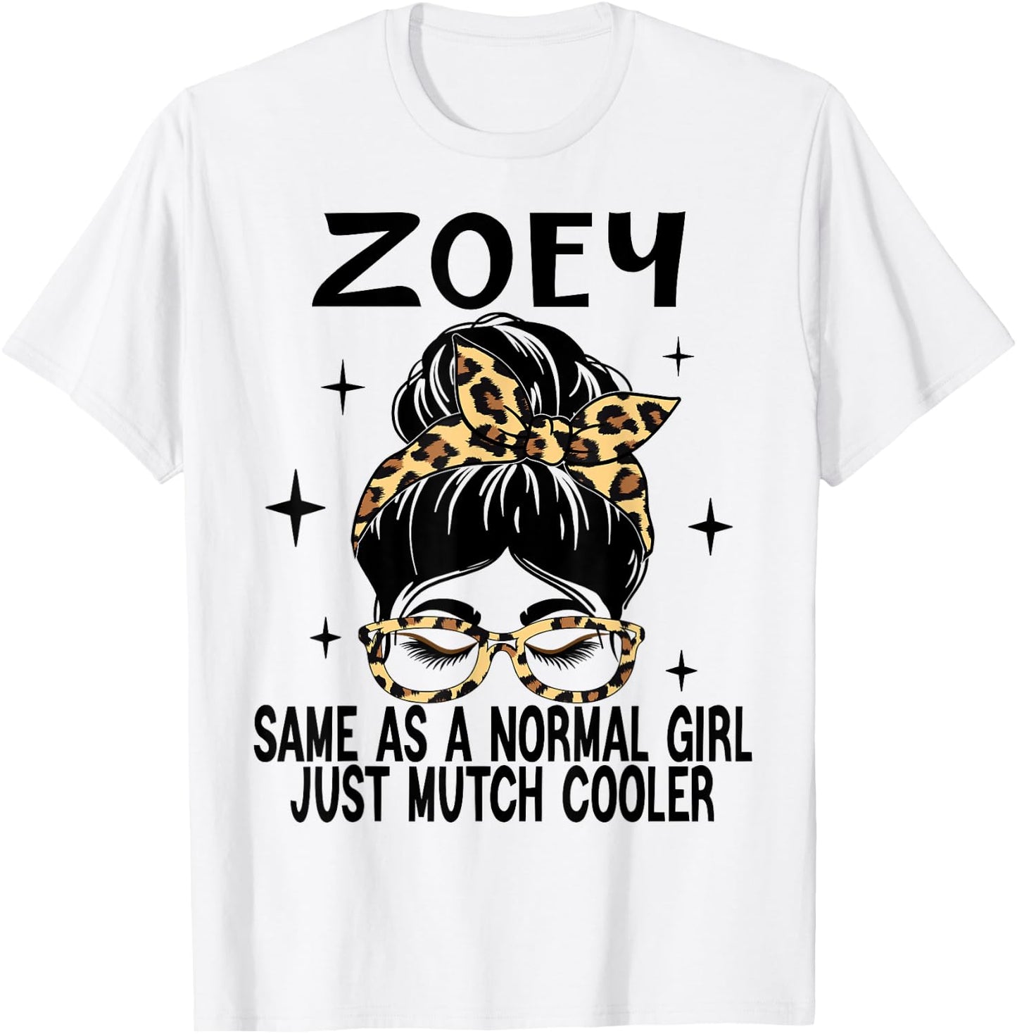 ZOEY Costume Cute Definition Personalized Name ZOEY T-Shirt - T-Shirt | White