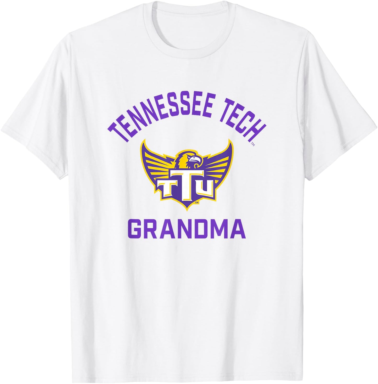 Tennessee Tech Golden Eagles Arched Grandma T-Shirt - T-Shirt | White