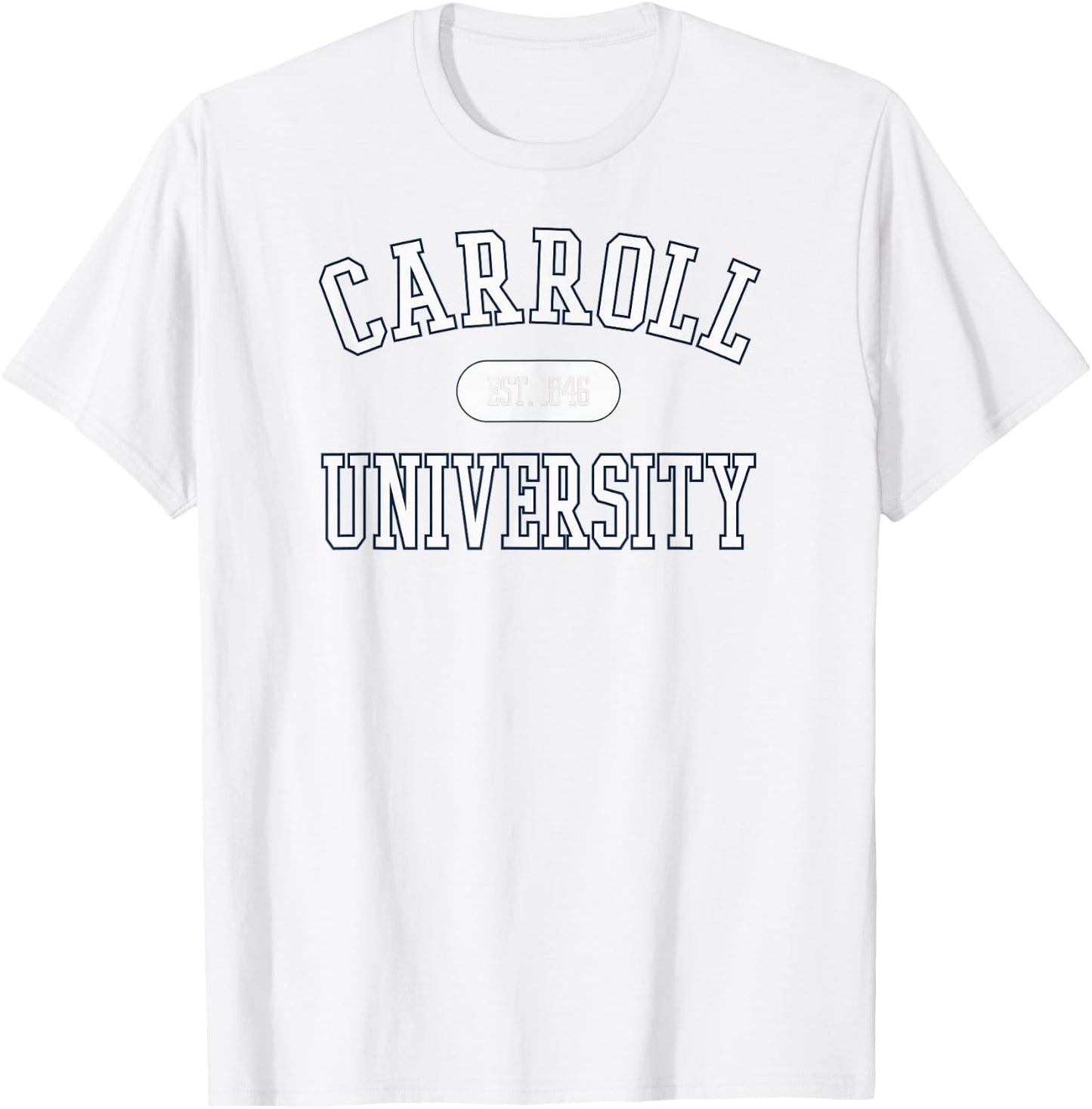 Carroll Pioneers Varsity Orange Officially Licensed T-Shirt - T-Shirt | White