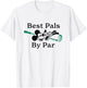 Disney Mickey And Friends Best Pals By Par Mickey Pluto Logo T-Shirt - T-Shirt | White