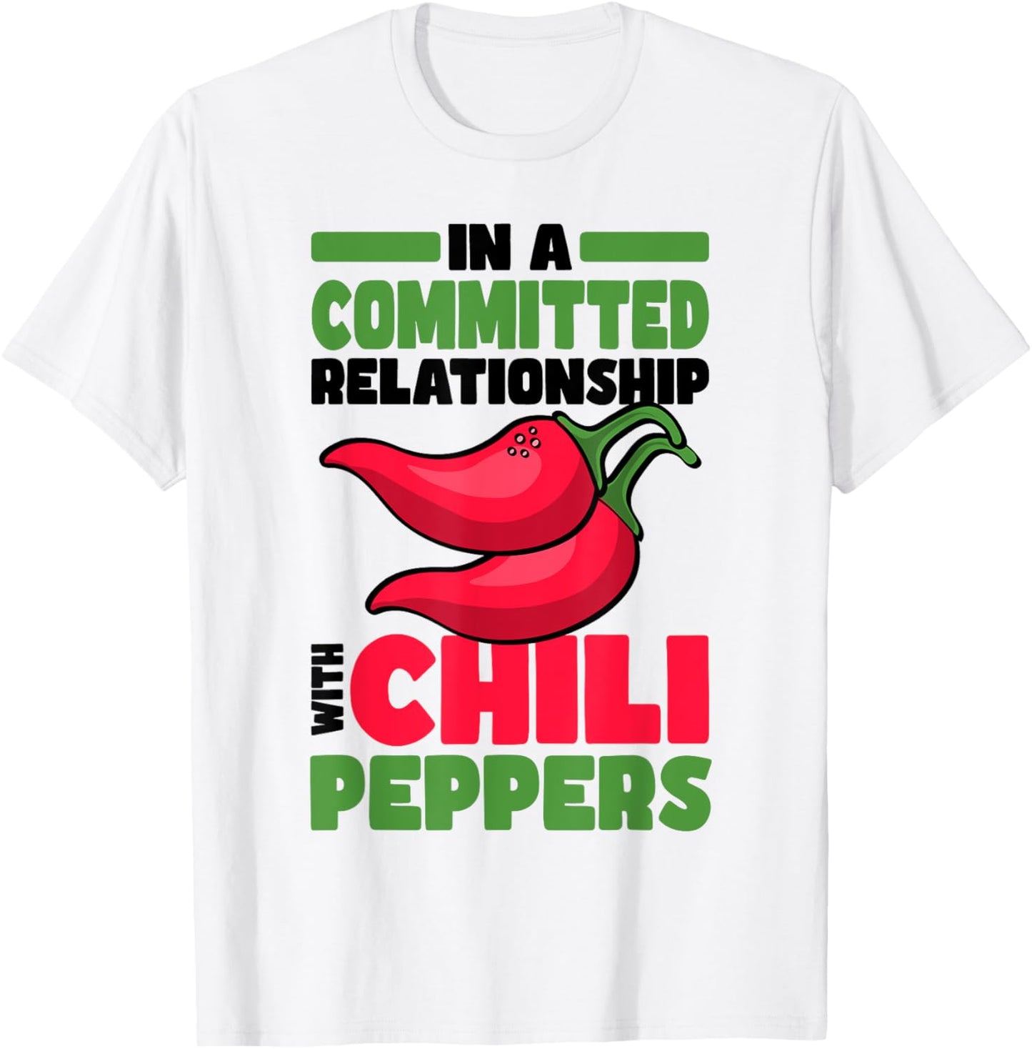 Spicy Food Lover Chili T-Shirt - T-Shirt | White