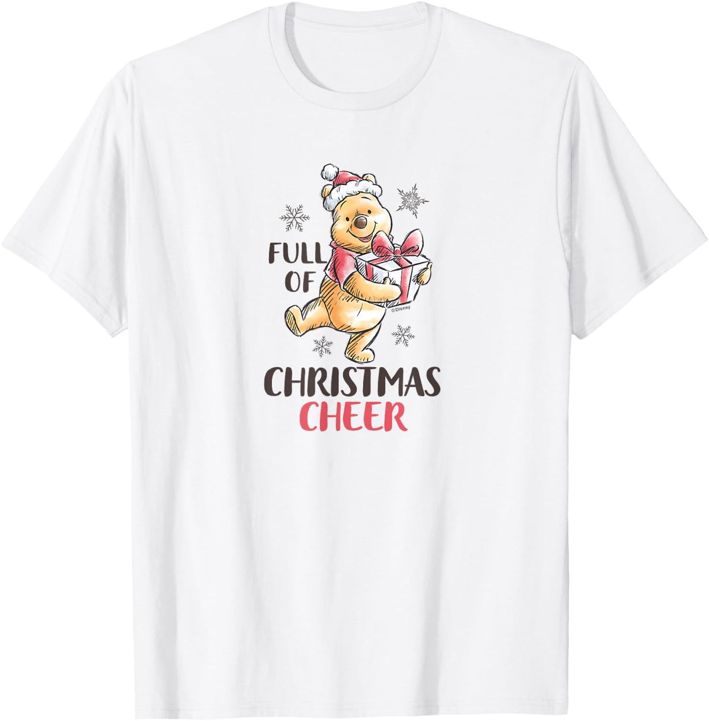 Winnie the Pooh - Full of Christmas Spirit T-Shirt - T-Shirt | White