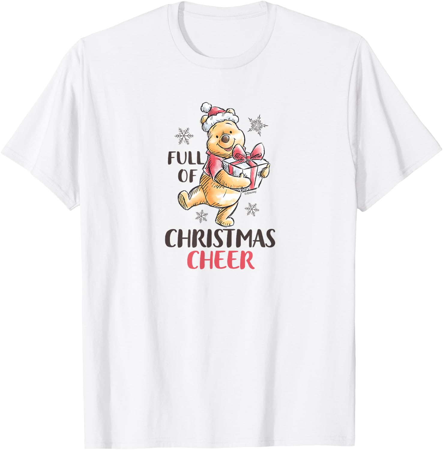 Winnie the Pooh - Full of Christmas Spirit T-Shirt - T-Shirt | White