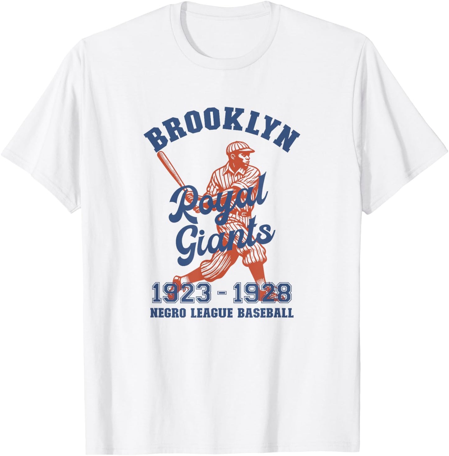 Vintage Negro League Baseball Brooklyn New York T-Shirt - T-Shirt | White