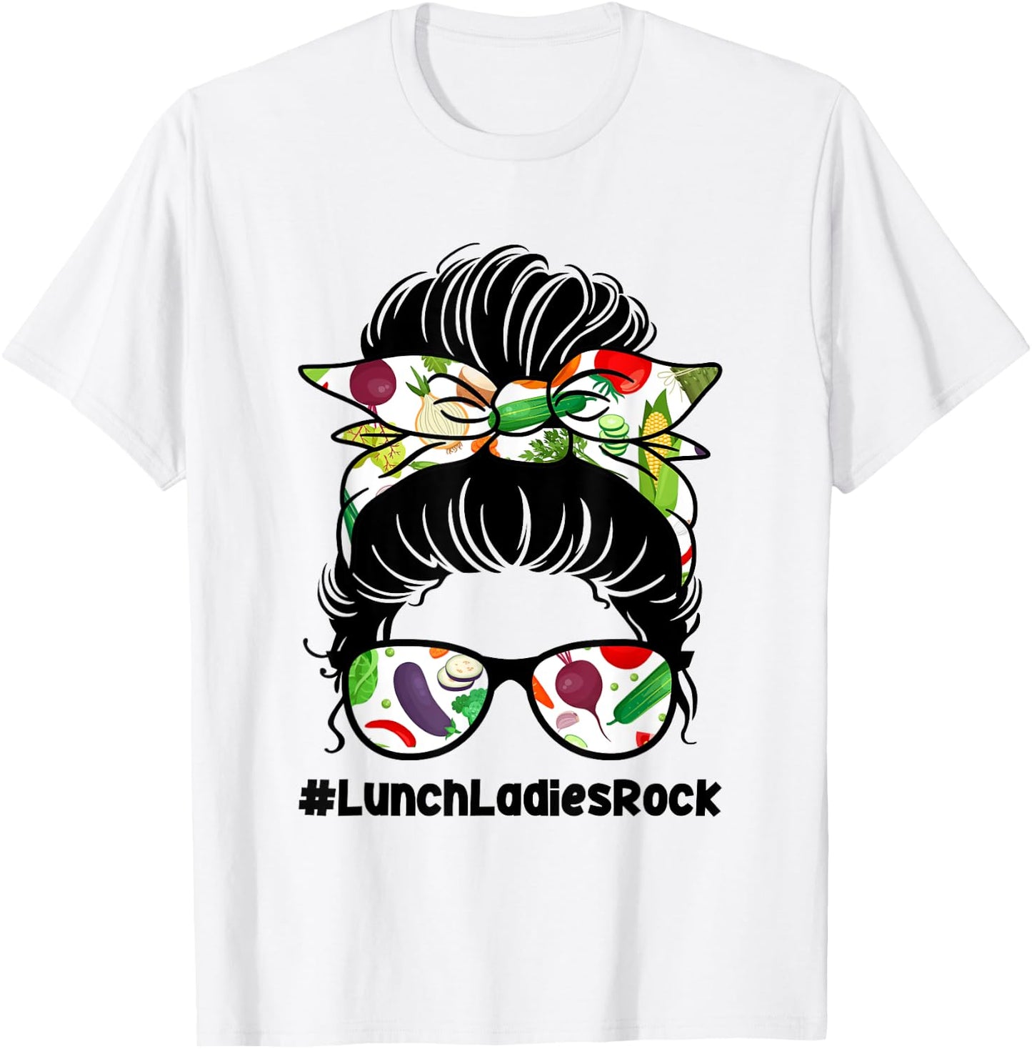 Lunch Ladies Rock Food Service School Cafeteria Worker T-Shirt - T-Shirt | White