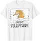 Favorite Sleepshirt Seahorse, Napping Seahorse Pajama T-Shirt - T-Shirt | White