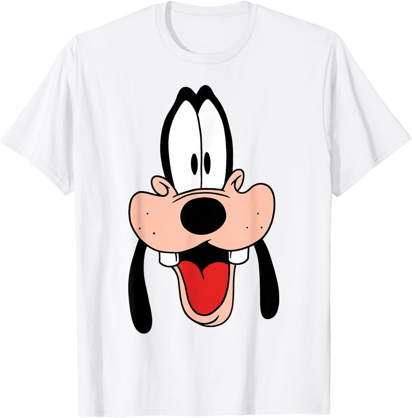 Disney A Goofy Movie Goofy Big Face T-Shirt - T-Shirt | White