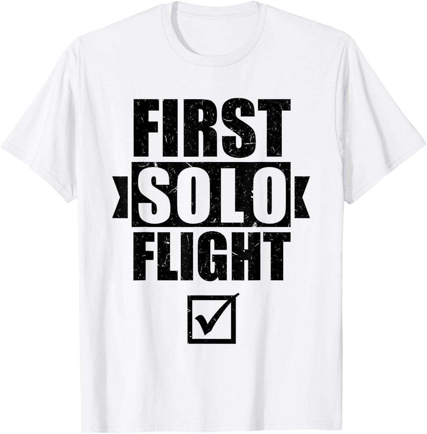 First Solo Flight T-Shirt - T-Shirt | White