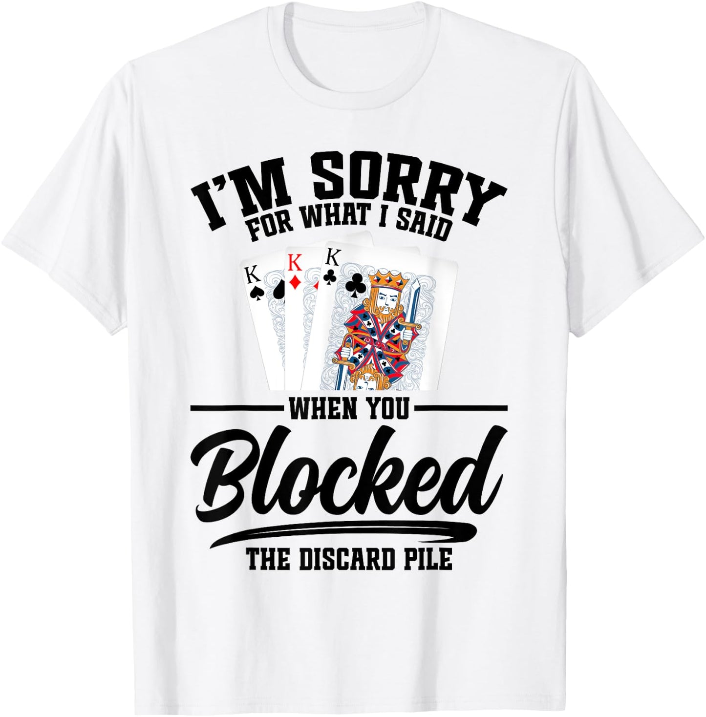 Hand & Foot Player Card Holder Game Set Tray Hand Foot T-Shirt - T-Shirt | White