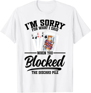 Hand & Foot Player Card Holder Game Set Tray Hand Foot T-Shirt - T-Shirt | White