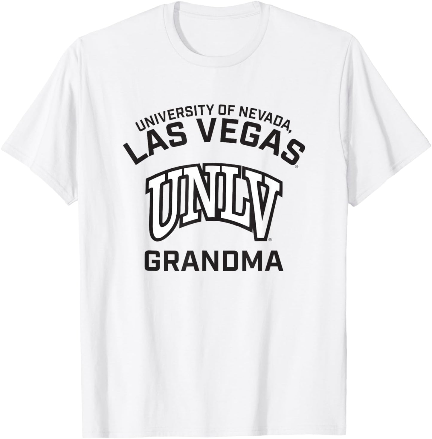 Nevada Las Vegas UNLV Rebels Arched Grandma T-Shirt - T-Shirt | White
