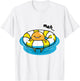 Gudetama Pool Float Shirt T-Shirt - T-Shirt | White