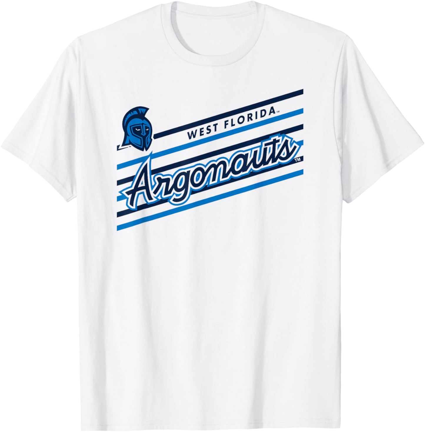West Florida Argonauts Retro Performer White T-Shirt - T-Shirt | White