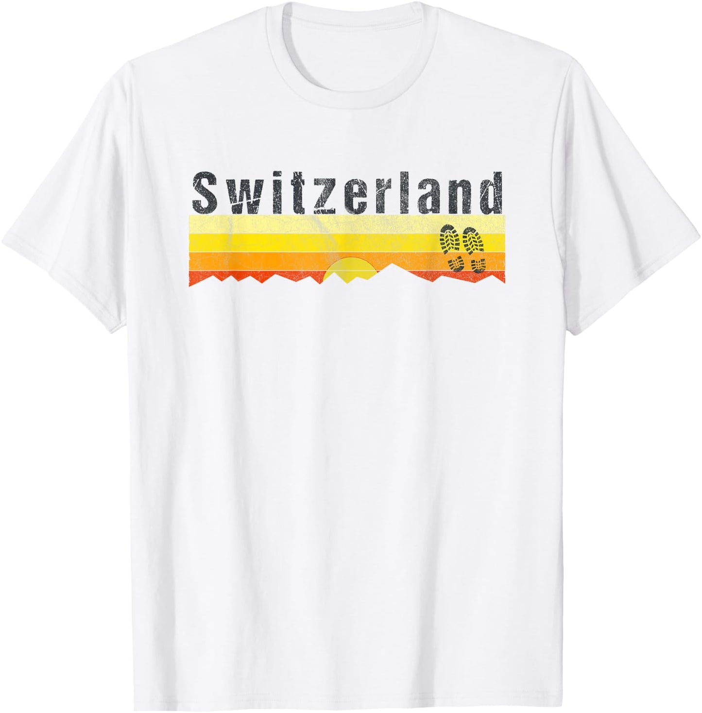 Vintage Switzerland Gift T-Shirt - T-Shirt | White