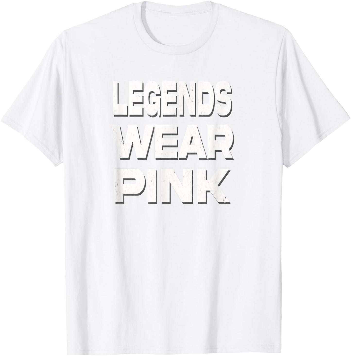 Legends Wear Pink T-Shirt - T-Shirt | White