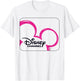 Disney Channel Official Mickey Mouse Pink Retro 2000s Logo T-Shirt - T-Shirt | White
