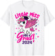 Unicorn Miss Pre-k Grad Preschool Graduation 2024 Kids Team T-Shirt - T-Shirt | White