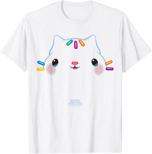 DreamWorks Gabby's Dollhouse Cakey Cat Big Face Halloween T-Shirt - T-Shirt | White