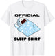 Shark Official Napping Pajamas Nightgown T-Shirt - T-Shirt | White