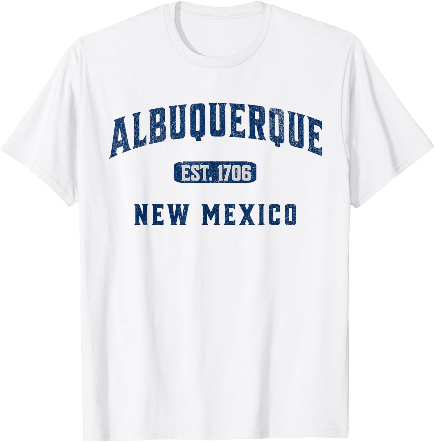 USA Vintage Merch Souvenir Visit Albuquerque New Mexico T-Shirt - T-Shirt | White