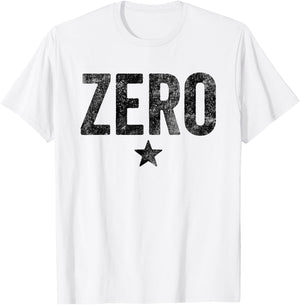 Vintage Grunge Alternative Zero Star 90s Rock Music T-Shirt - T-Shirt | White