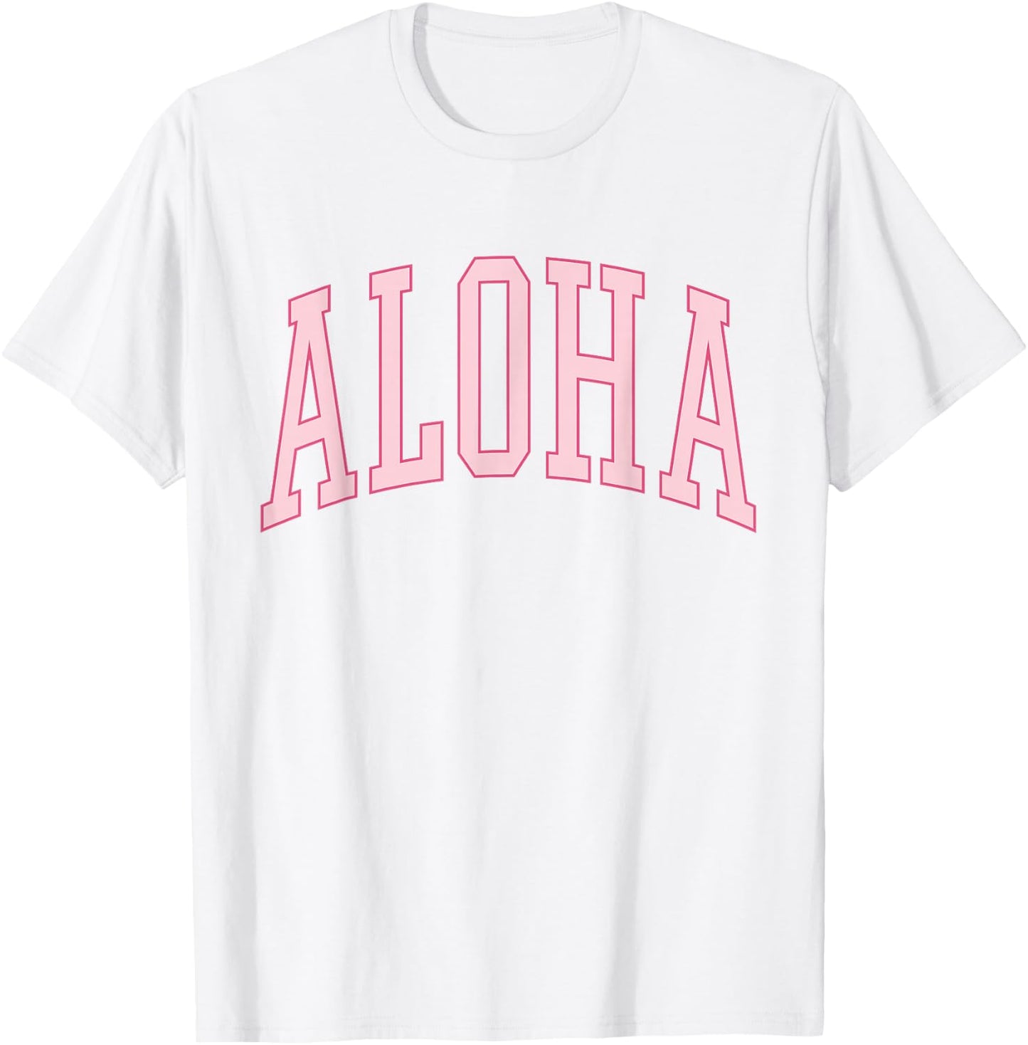 Aloha Hawaii Maui Cute Hawaiian Preppy T-Shirt - T-Shirt | White
