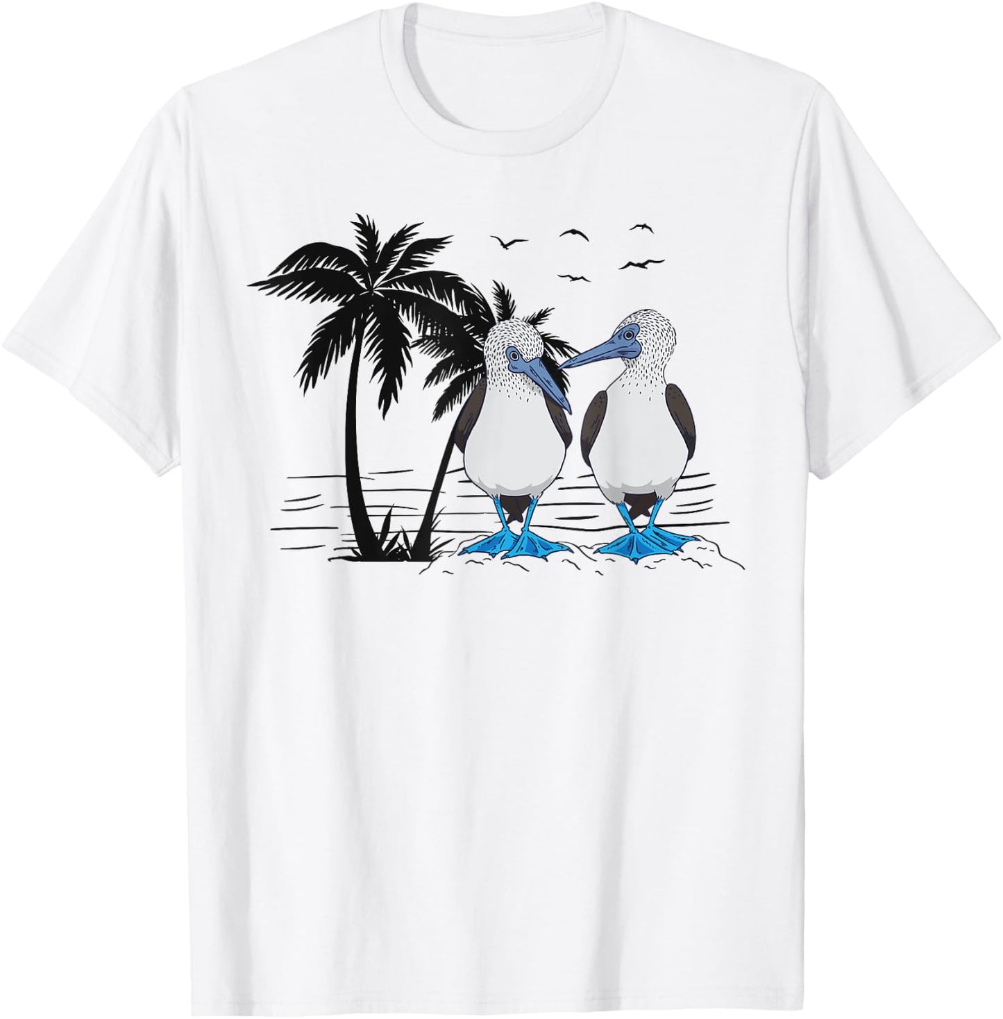 Seabirds Blue-footed Booby Bird Watching T-Shirt - T-Shirt | White