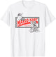 Mario Kart Racing Vintage Checkerboard Frame Logo T-Shirt - T-Shirt | White
