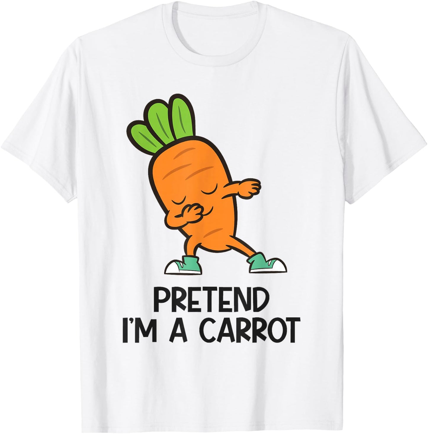 Pretend Im A Carrot Lazy Costume Carrot T-Shirt - T-Shirt | White