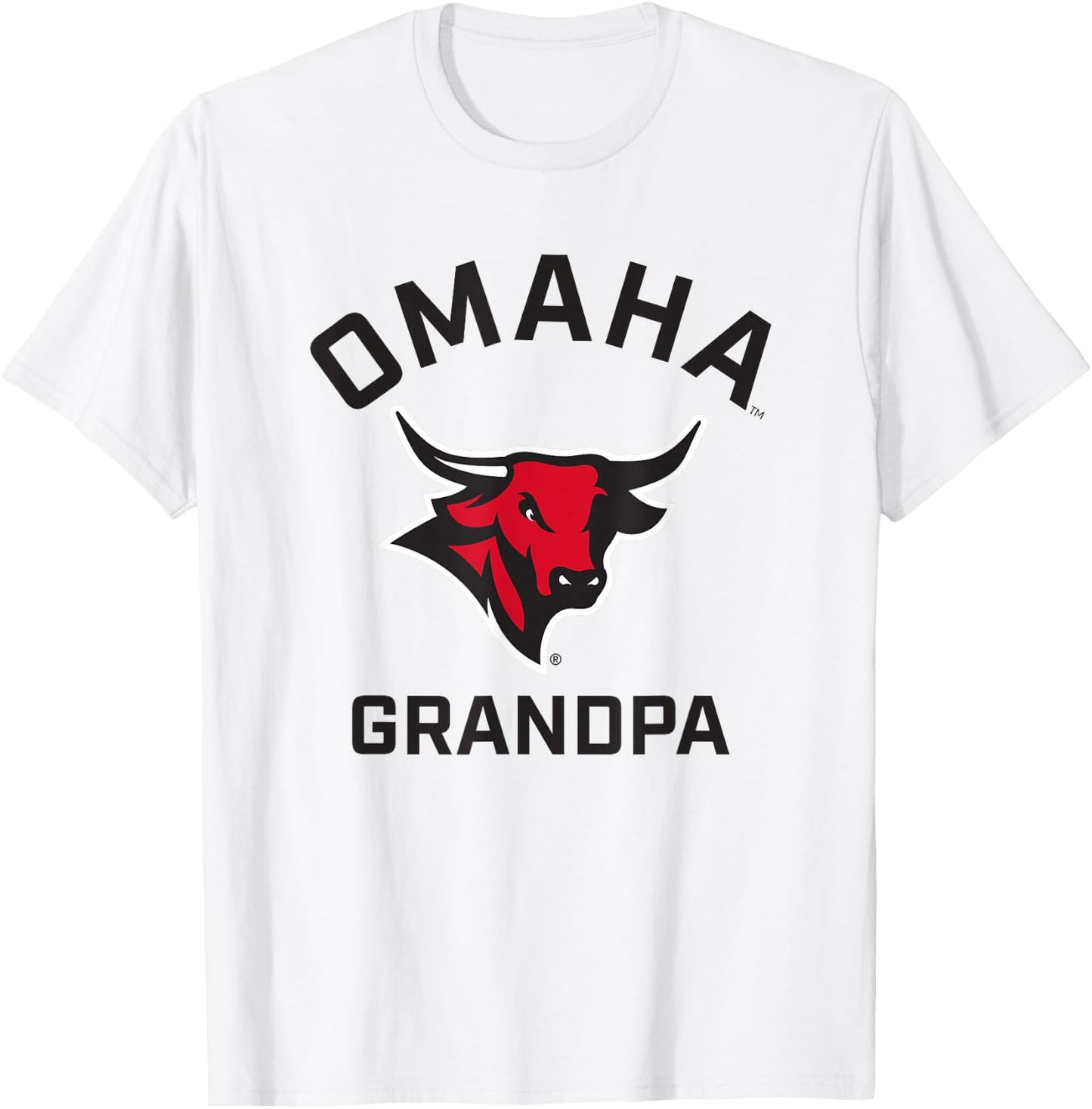 University of Nebraska at Omaha Mavericks Arched Grandpa T-Shirt - T-Shirt | White