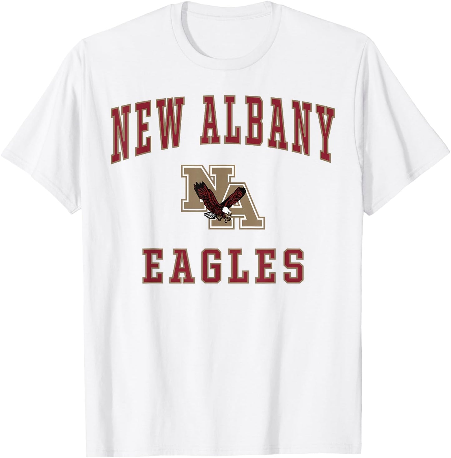 New Albany High School Eagles T-Shirt - T-Shirt | White
