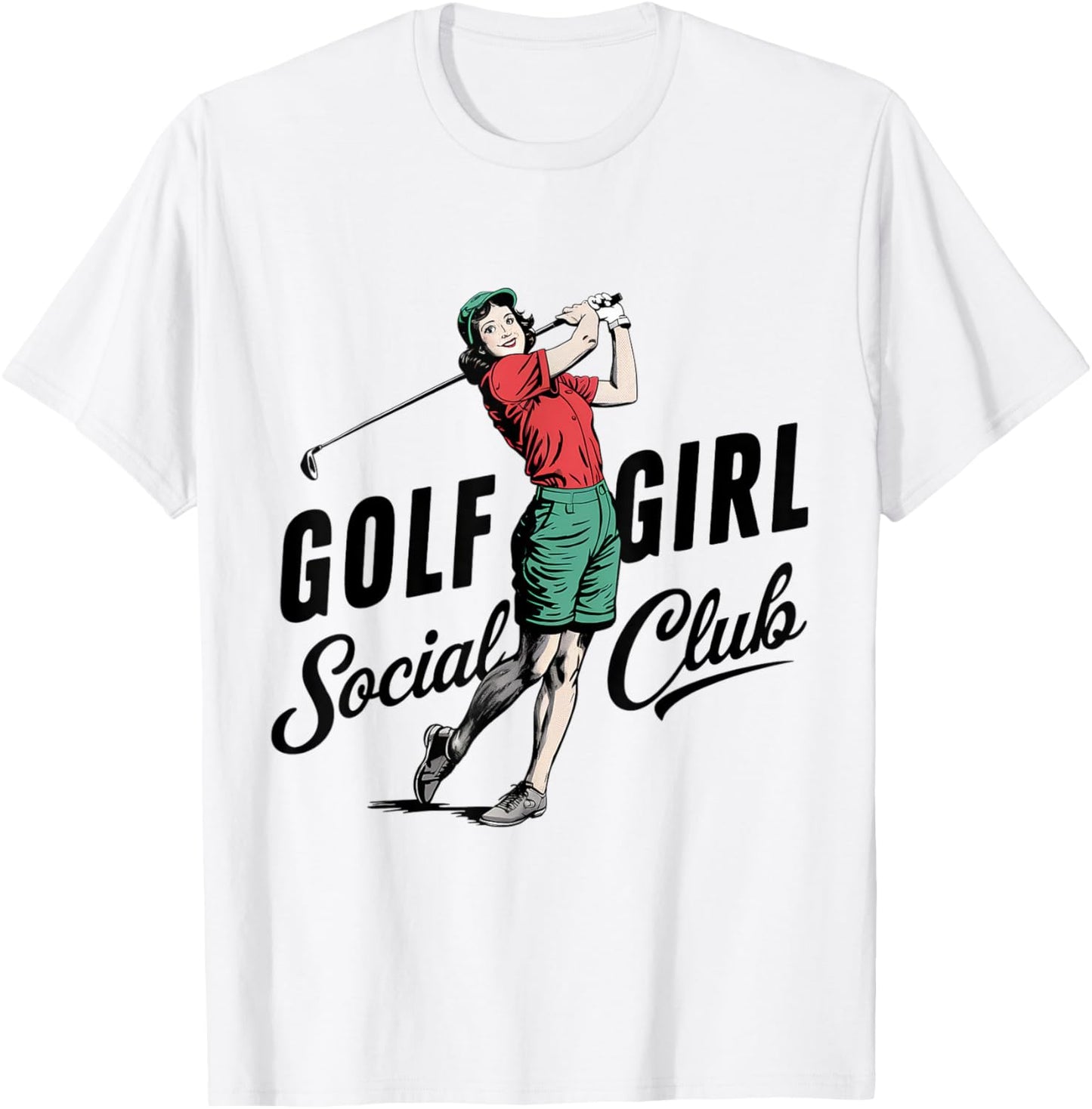 Golf Girl Social Club Golf T-Shirt - T-Shirt | White