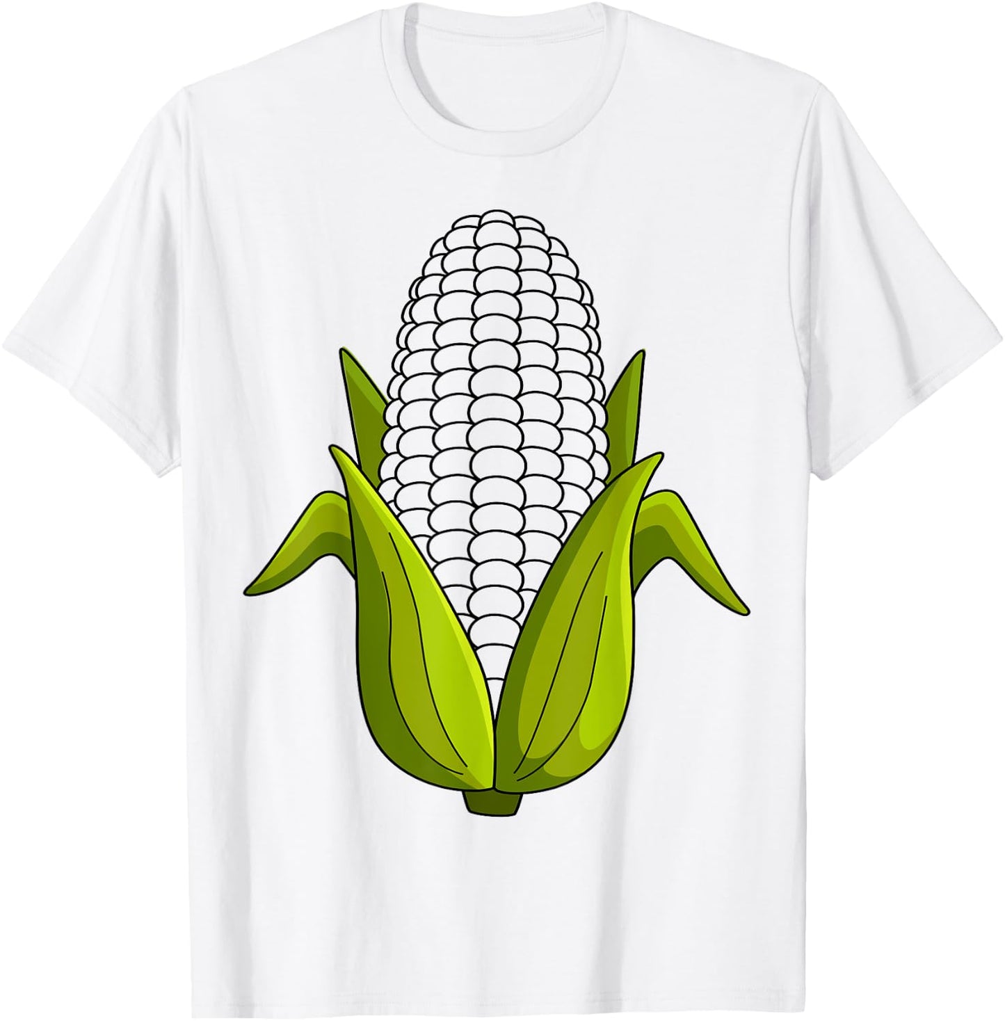 Cute Yellow Corn Costume For Kids and Toddlers T-Shirt - T-Shirt | White