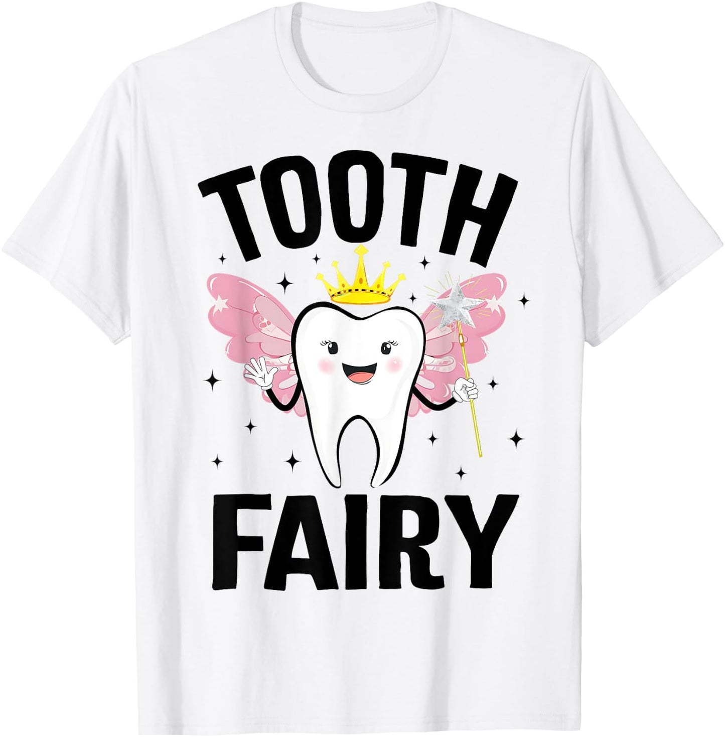 Funny Tooth Fairy Halloween Costume Kids Girls T-Shirt - T-Shirt | White