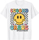 Second Grade Dream Team Smile Face First Day of 2nd Grade T-Shirt - T-Shirt | White