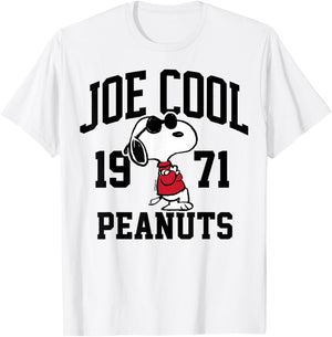 Peanuts - Snoopy Joe Cool 1971 T-Shirt - T-Shirt | White