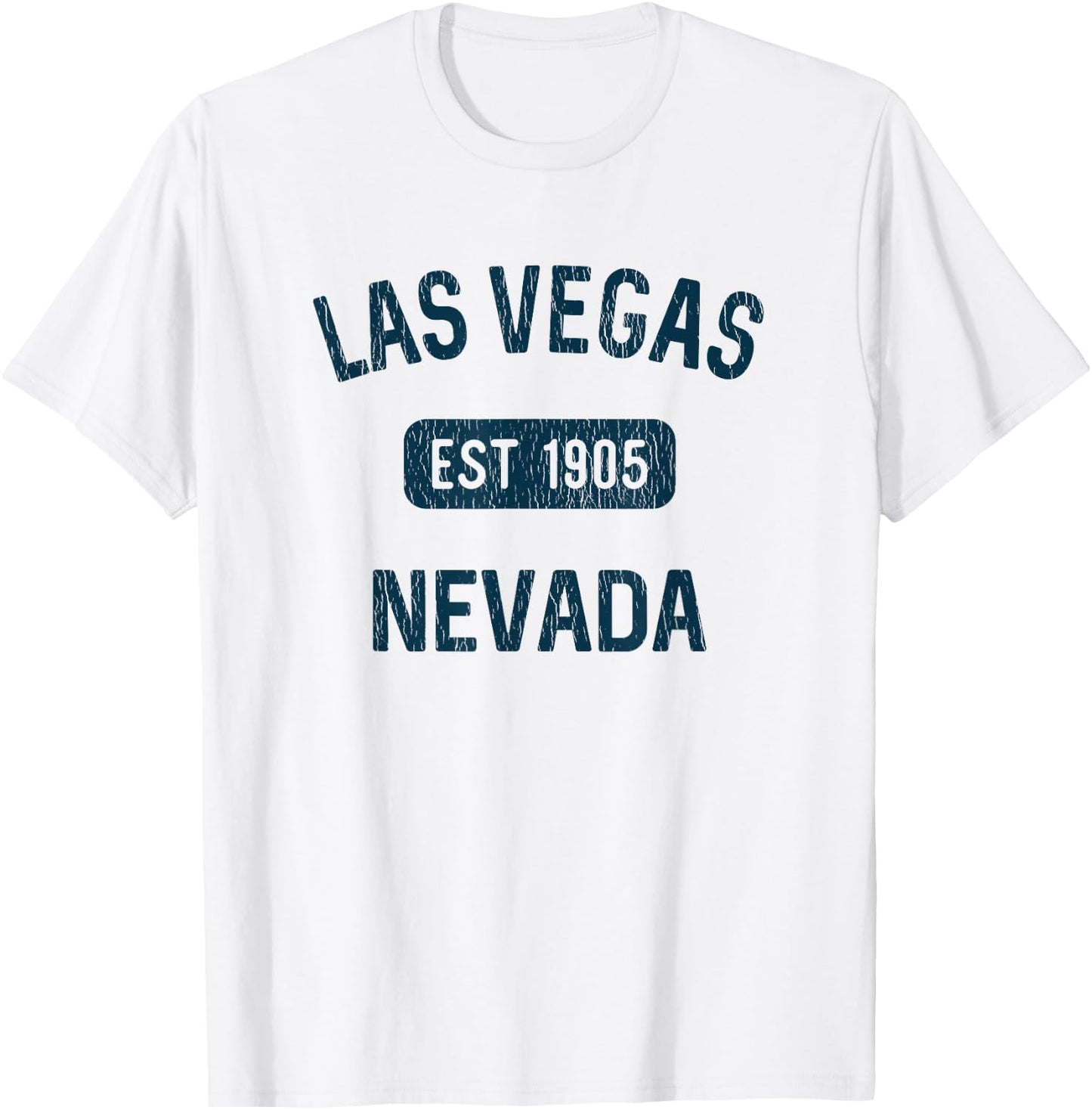 Las Vegas EST 1905 Vegas Strip Vacation Souvenir and Gifts T-Shirt - T-Shirt | White