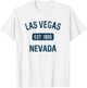 Las Vegas EST 1905 Vegas Strip Vacation Souvenir and Gifts T-Shirt - T-Shirt | White