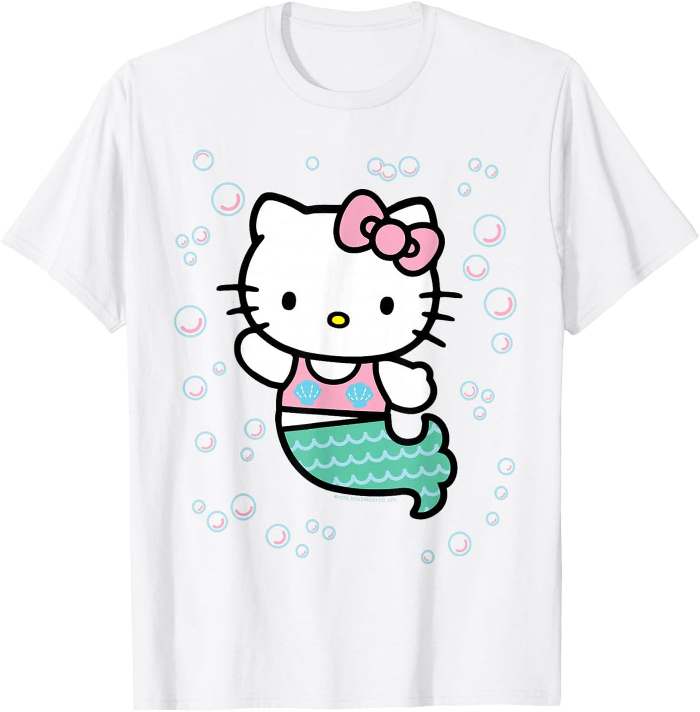 Hello Kitty Mermaid Shirt T-Shirt - T-Shirt | White