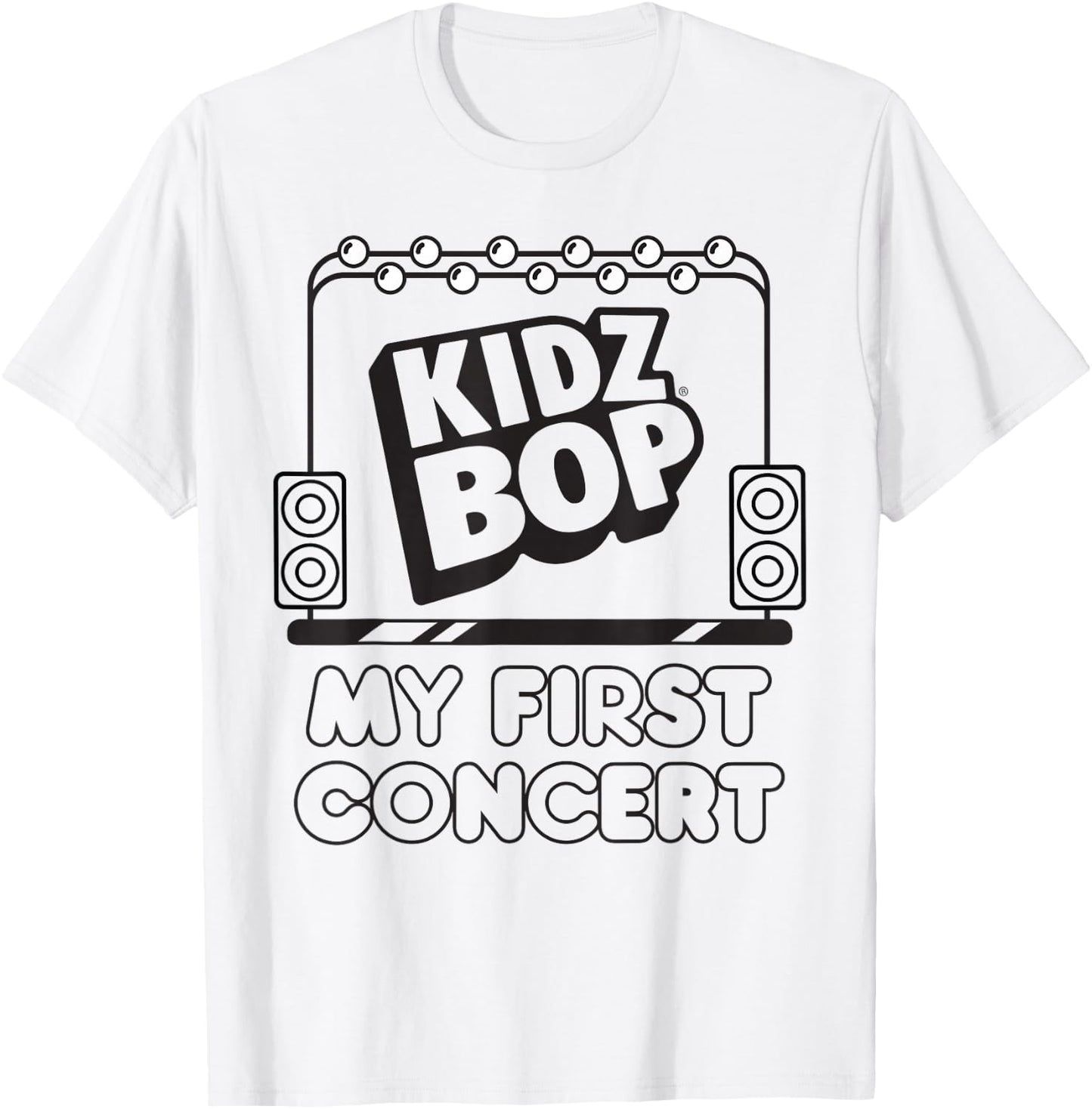 Kidz BOP - My First Concert Color Me T-Shirt - T-Shirt | White