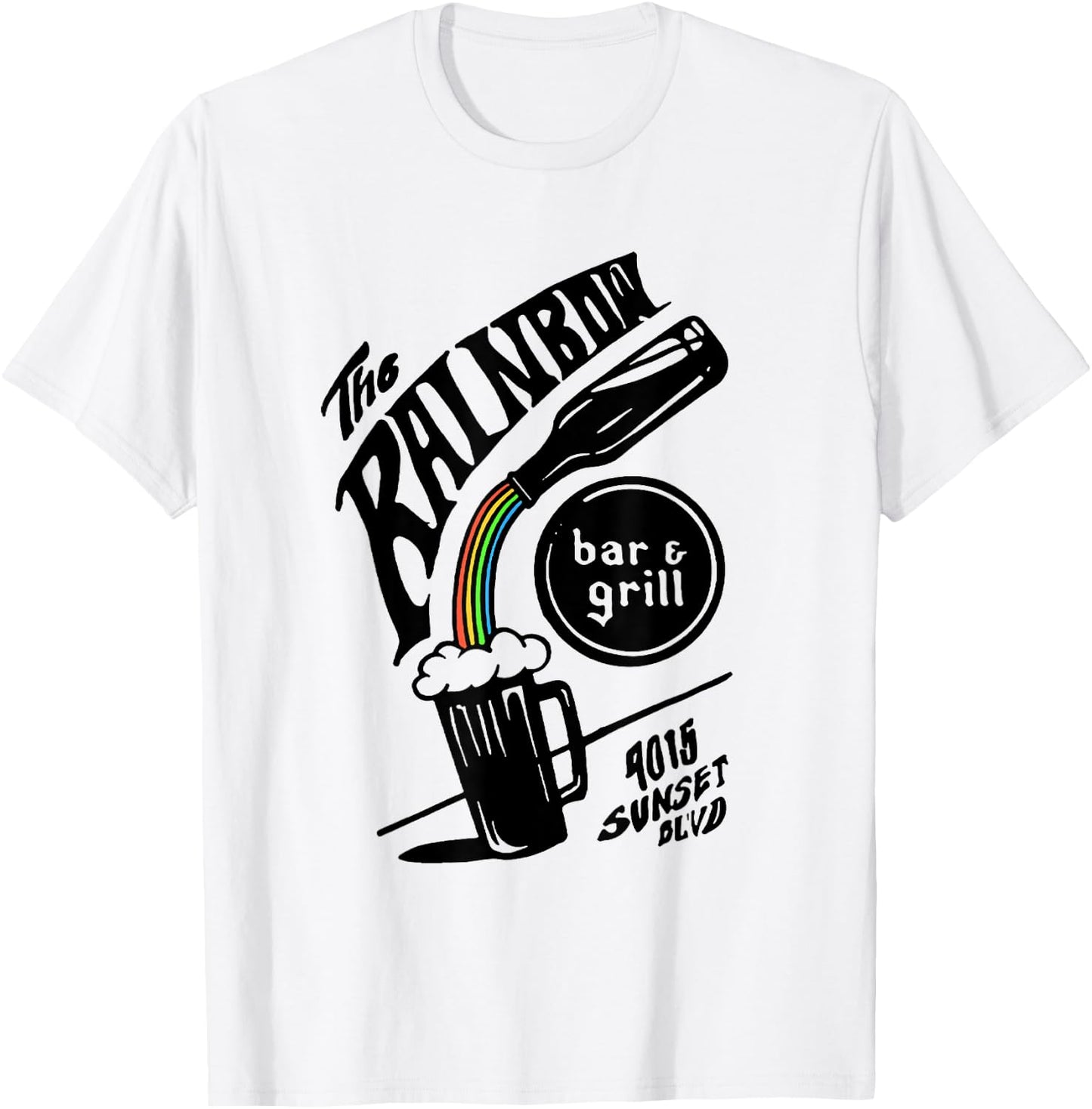 The Rainbow Room - Pour Me One T-Shirt - T-Shirt | White